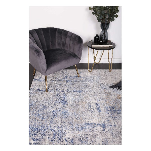 Expressions Navy Blue Modern Rug