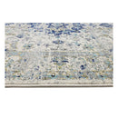 Delicate Navy Blue Traditional Rug