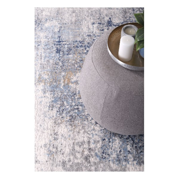 Expressions Navy Blue Modern Rug