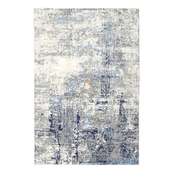 Expressions Navy Blue Modern Rug