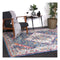 Delicate Navy Multi Oriental Rug