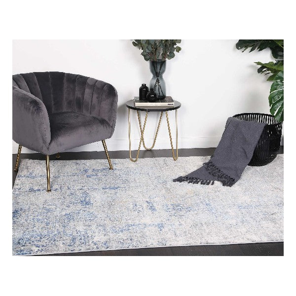 Expressions Navy Blue Modern Rug