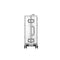 Runmi 90 Points Metal Suitcase 20 Inches Silver