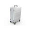 Runmi 90 Points Metal Suitcase 20 Inches Silver