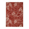 Rust And Ivory Leaves Rug