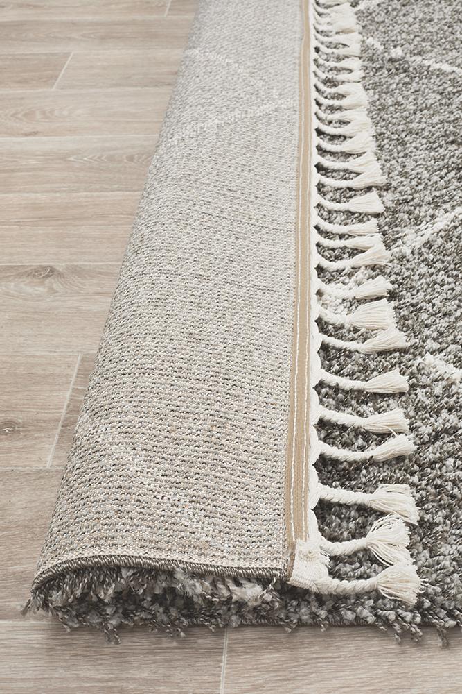 Saffron Elmas Grey Rug