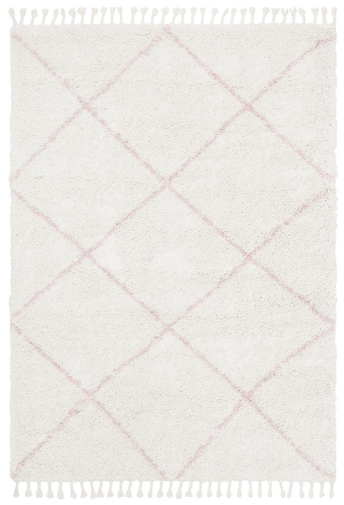 Saffron Elmas Pink Rug
