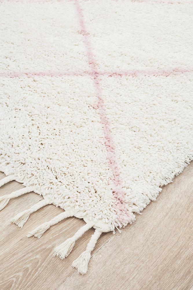 Saffron Elmas Pink Rug
