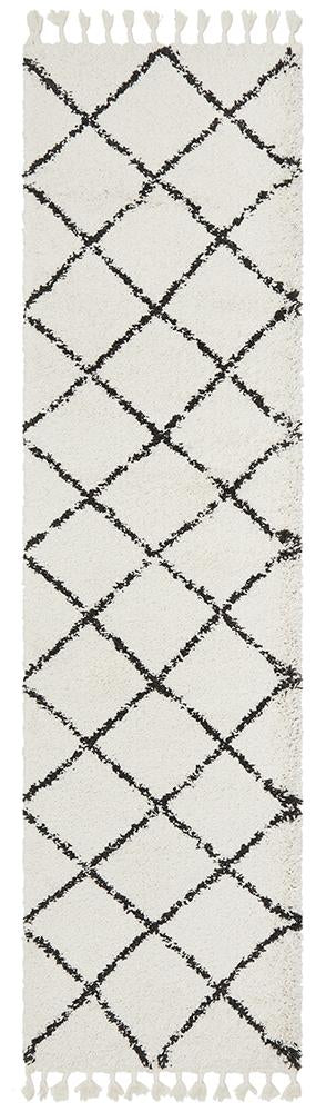 Saffron Elmas White Rug