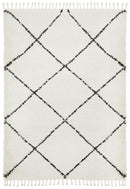 Saffron Elmas White Rug