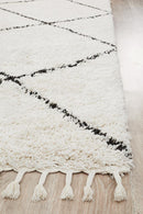 Saffron Elmas White Rug