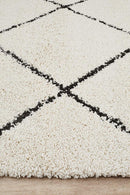 Saffron Elmas White Rug
