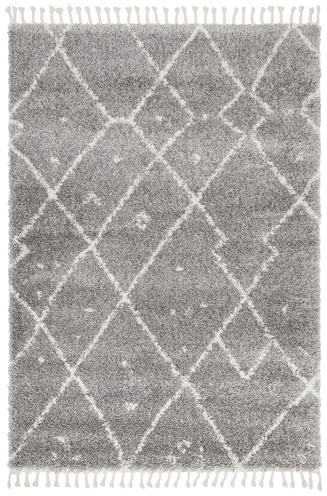 Saffron Yapboz Silver Rug