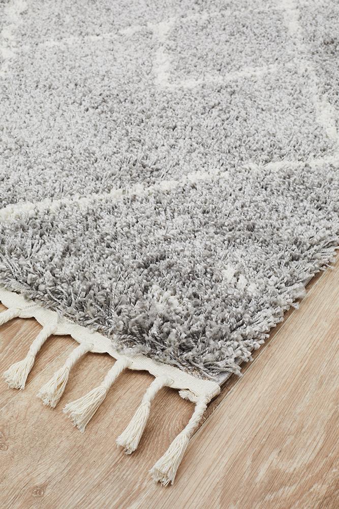 Saffron Yapboz Silver Rug