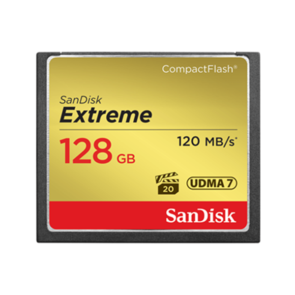 Sandisk Extreme Cf 128Gb Memory Card