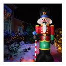 Inflatable Christmas Decorations Nutcracker Led Lights