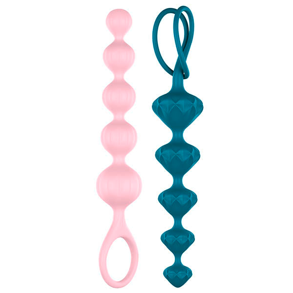 Satisfyer Beads Coloured Anal Beads Set Of 2