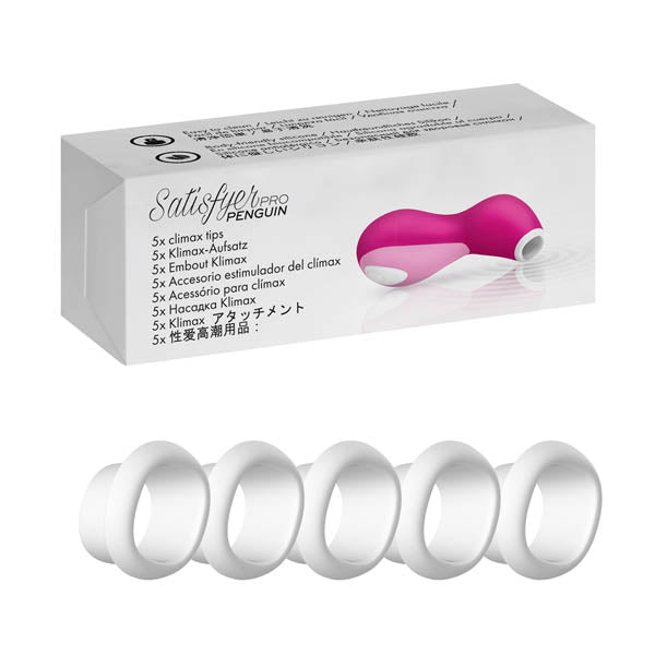 Satisfyer Pro Penguin Climax Tips 5 Replacement Silicone Heads