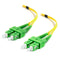 ALOGIC 10M SCA-SCA Single Mode Duplex LSZH Fibre Cable 09/125 OS2