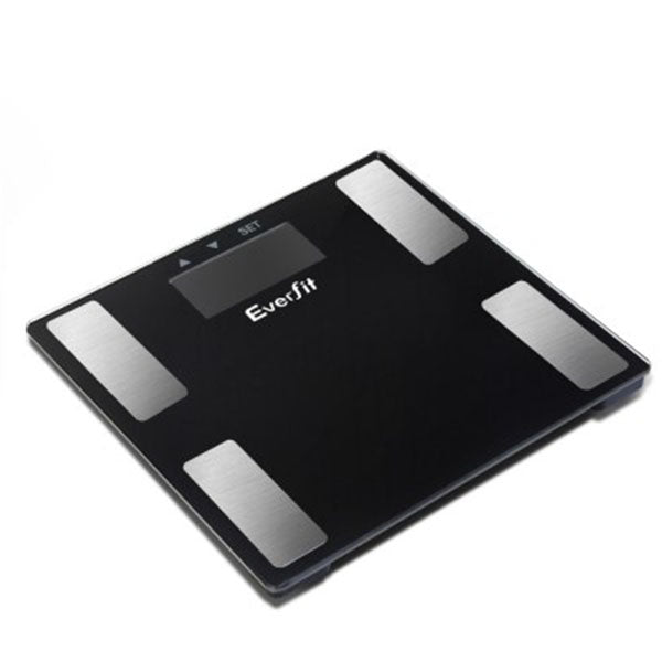 Electronic Digital Body Fat Scale Bathroom Weight Scale Black