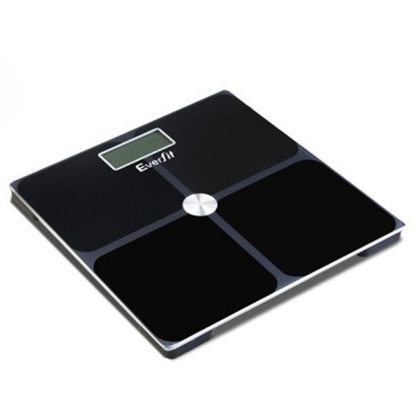 Electronic Digital Body Weight Scale Bathroom Scale Black