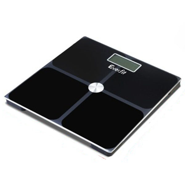 Electronic Digital Body Weight Scale Bathroom Scale Black