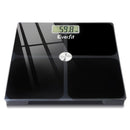 Electronic Digital Body Weight Scale Bathroom Scale Black