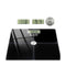 Electronic Digital Body Weight Scale Bathroom Scale Black