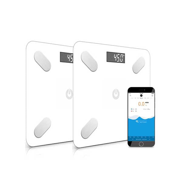 Soga 2X Wireless Digital Body Fat Scale Health Weight Analyzer White