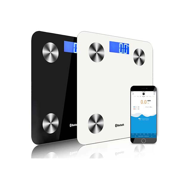 Soga 2X Bluetooth Digital Body Scale Health Analyser White Black