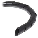 Ty-It 10m Spiral Cable Wrap for Cable Management - 20mm/Black