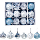 12 Pcs Christmas Supplies Gift Decoration Balls 6Cm