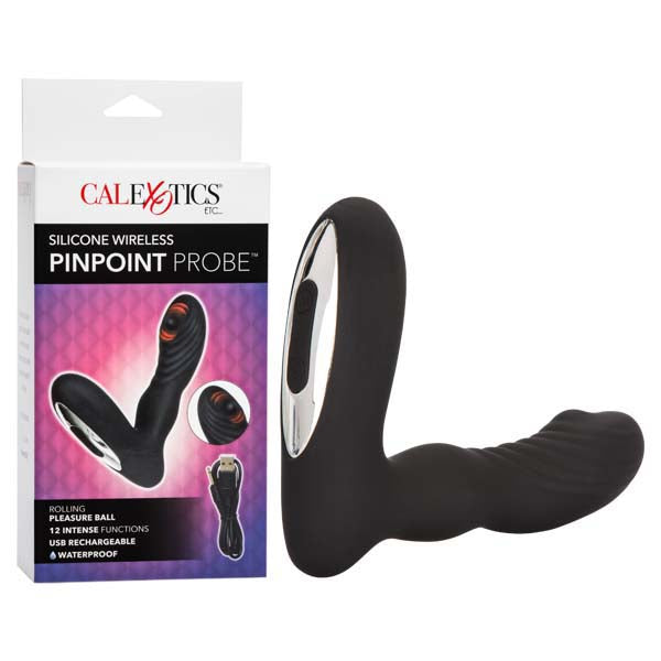 Silicone Wireless Pinpoint Usb Rechargeable Anal Probe With Flicker Tip
