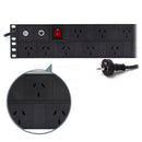 Serveredge 2Ru Basic 2M 12 Port Pdu 12 3 Pin Aus Gpo Output