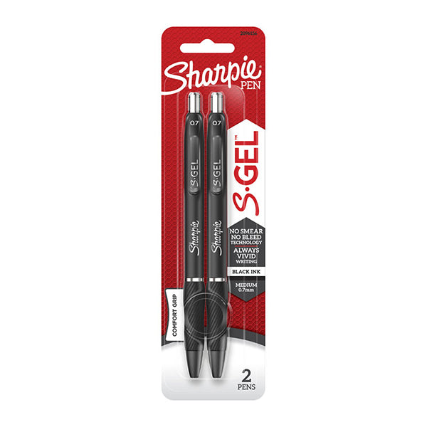 Sharpie Retractable Pen Black Pack Of 2 Box Of 6