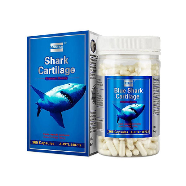 365X 750Mg Blue Shark Cartilage Cap Joint Anti Inflammatory Supplement