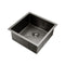 Kitchen Sink with Waste Strainer Black 44 X 44