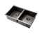 Kitchen Sink with Waste Strainer Black - 77 x 45cm