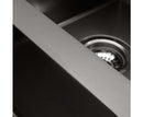 Kitchen Sink with Waste Strainer Black - 77 x 45cm