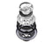 Kitchen Sink with Waste Strainer Black - 77 x 45cm