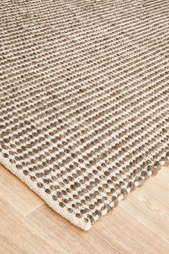 Skandinavian Pattee Brown Rug