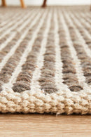 Skandinavian Pattee Brown Rug