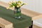 Shangri-La Ayra Fringed Olive Table Runner (35 x 180cm)