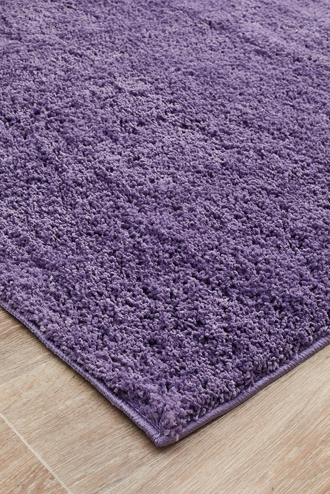 Soho Purple Shag Rug