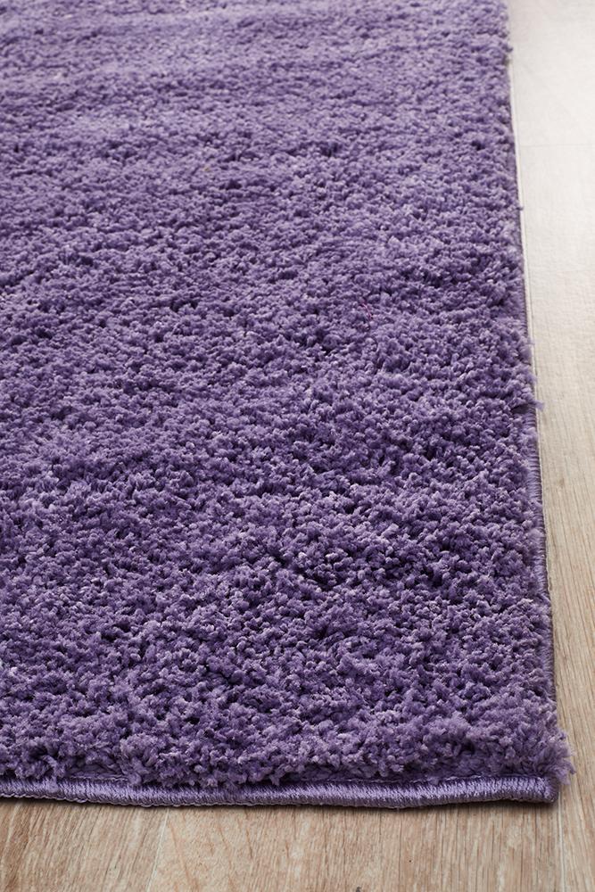 Soho Purple Shag Rug