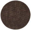 Soho Round Dark Brown Shag Rug