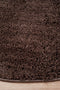 Soho Round Dark Brown Shag Rug