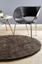 Soho Round Dark Brown Shag Rug