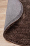 Soho Round Dark Brown Shag Rug