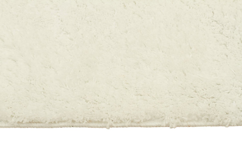 Soho Round Shag Rug White